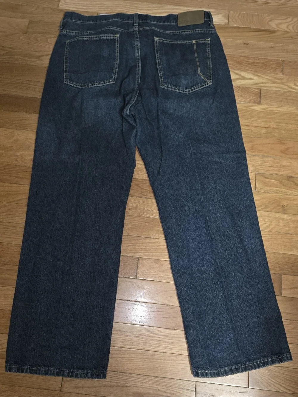 38X30 VINTAGE NAUTICA Men's Dark  JEANS Made In MEXICO 100% COTTON